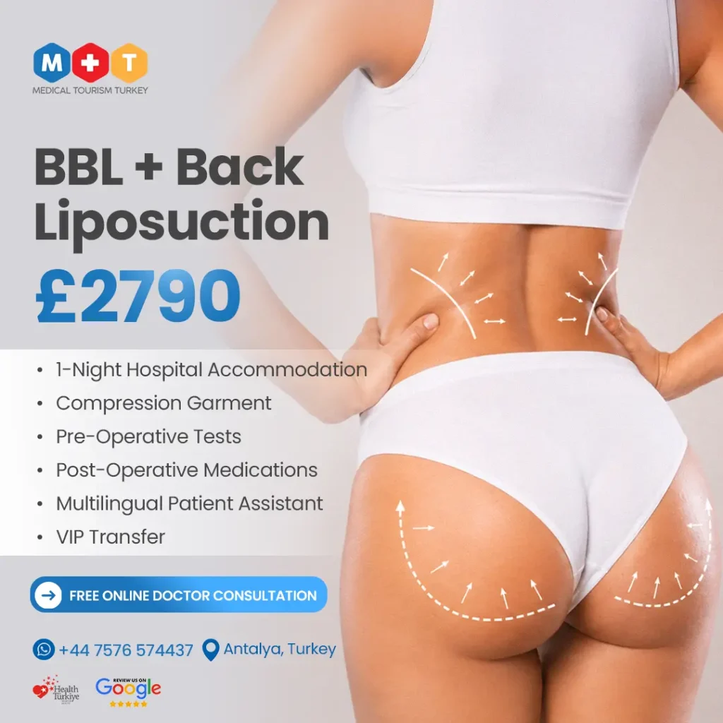 BBL + Back Liposuction Antalya